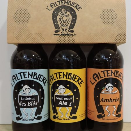 3 bières de la brasserie Altenbière à Dorlisheim